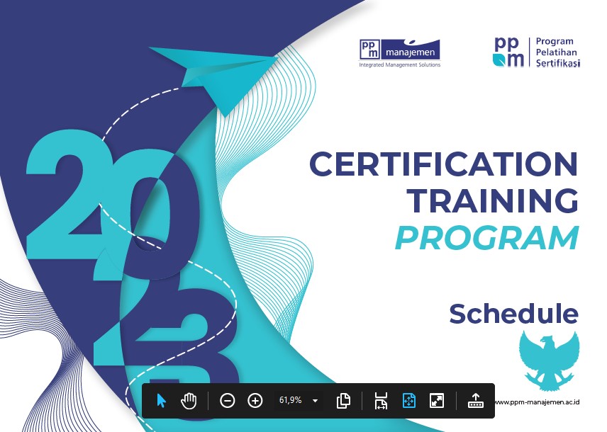 PPM Manajemen-Certification Training Program Schedule 2023