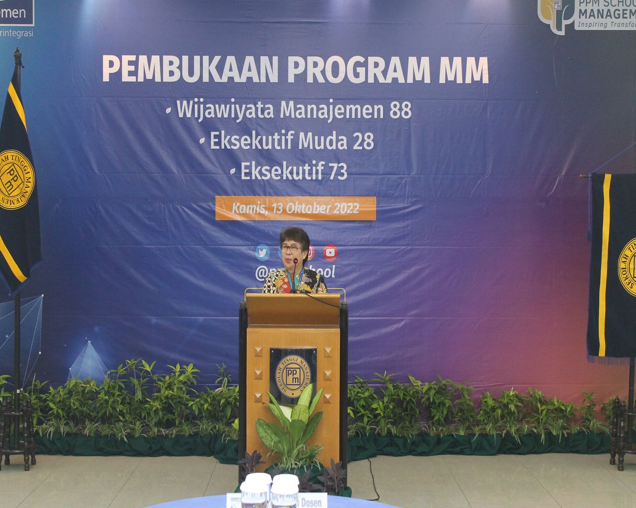 PPM SoM Sambut Mahasiswa Baru Program MM