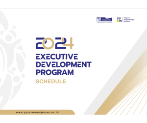 PPM Manajemen - Executive Development Program Schedule 2024