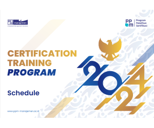 PPM Manajemen-Certification Training Program Schedule 2024